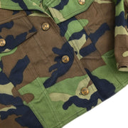 Christian Dior Single Breasted Jacket Camouflage Khaki 1P12021160 #38 177394