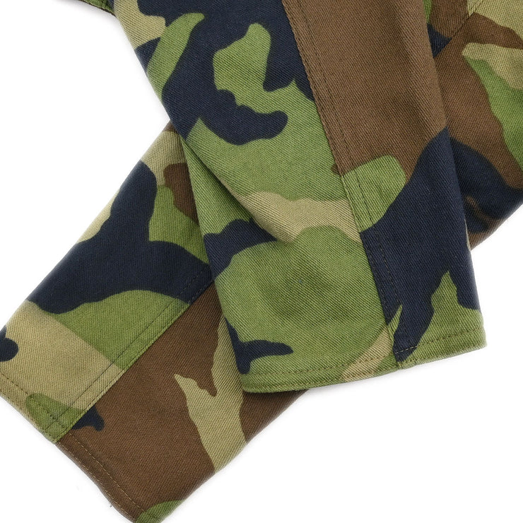 Christian Dior Single Breasted Jacket Camouflage Khaki 1P12021160 #38 177394