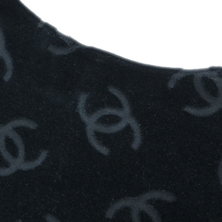 Chanel Short Sleeve Top Cropped Black #40 177396