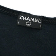 Chanel Short Sleeve Top Cropped Black #40 177396