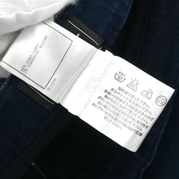 Chanel Long Denim Pants Indigo 06A #34 177398