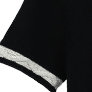Chanel Short Sleeve Dress Black 04A #38 177399