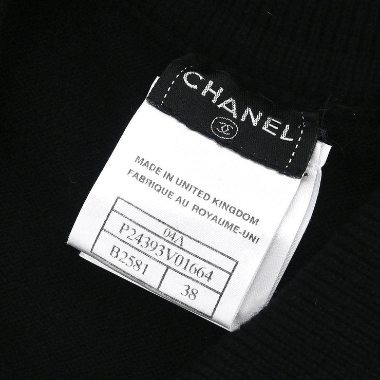 Chanel Short Sleeve Dress Black 04A #38 177399