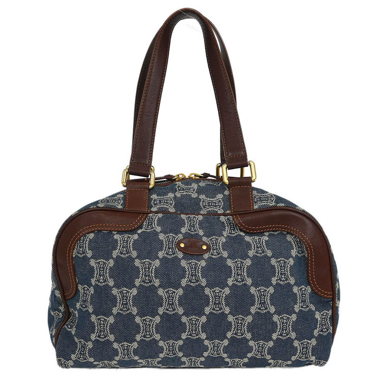 Celine Blue Denim Macadam Handbag PP-SA-1017 177417