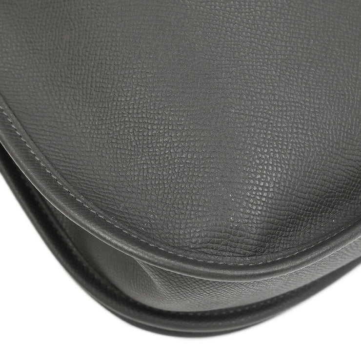 Hermes Graphite Epsom Evelyne 2 TGM Shoulder Bag RB Square:K  177419