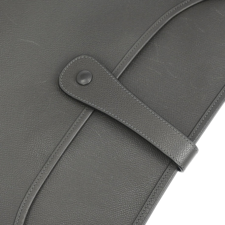 Hermes Graphite Epsom Evelyne 2 TGM Shoulder Bag RB Square:K  177419