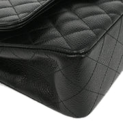Chanel Black Calfskin Small Classic Double Flap Shoulder Bag 177433