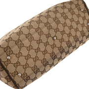 Gucci Beige Canvas GG Sherry Line Tote Handbag 145810 002122 177435