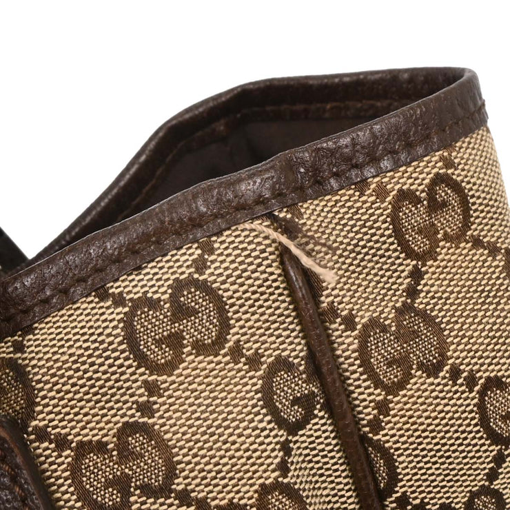 Gucci Beige Canvas GG Sherry Line Tote Handbag 145810 002122 177435