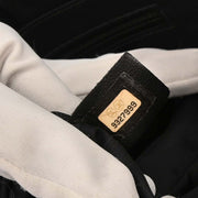 Chanel Black Jacquard Nylon Travel Line Tote Handbag 177442