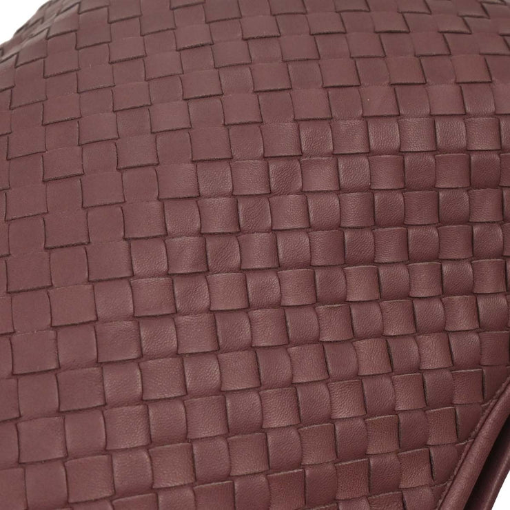 Bottega Veneta Purple Intrecciato Hobo Handbag EPEV 2009 1314 B 177446