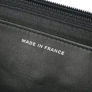Chanel Black Calfskin Half Moon WOC Shoulder Wallet Bag 177448