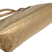 Gucci Gold PVC GG Tote Handbag 211138 002123 177452