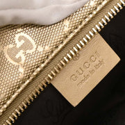 Gucci Gold PVC GG Tote Handbag 211138 002123 177452