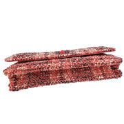Chanel Pink Tweed Mademoiselle Lock Classic WOC Wallet On Chain 177453