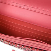 Chanel Pink Tweed Mademoiselle Lock Classic WOC Wallet On Chain 177453
