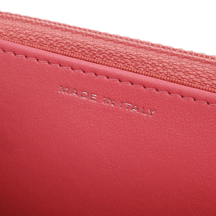 Chanel Pink Tweed Mademoiselle Lock Classic WOC Wallet On Chain 177453