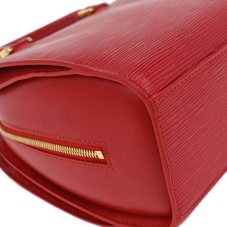 Louis Vuitton Red Epi Pont Neuf Handbag M52057 MI0035 177458
