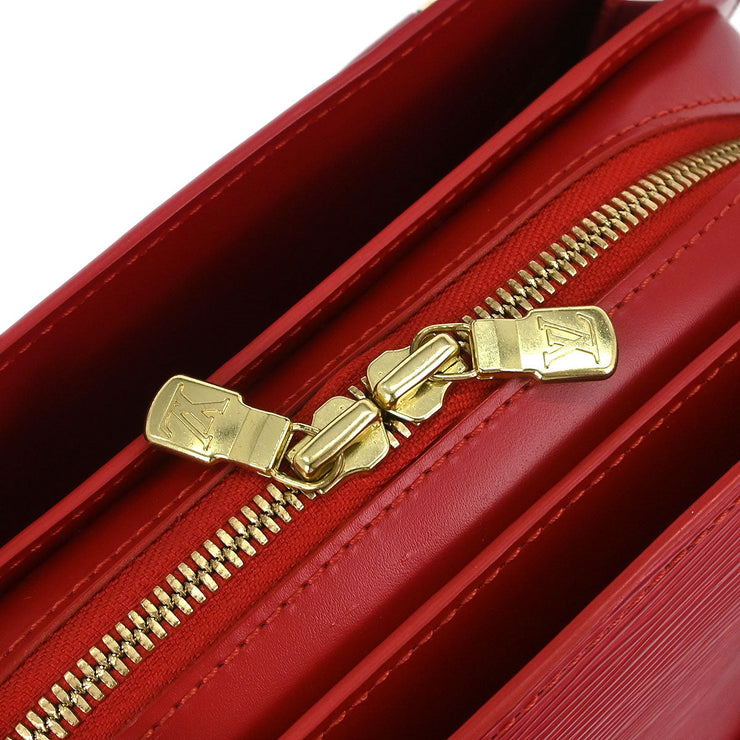 Louis Vuitton Red Epi Pont Neuf Handbag M52057 MI0035 177458