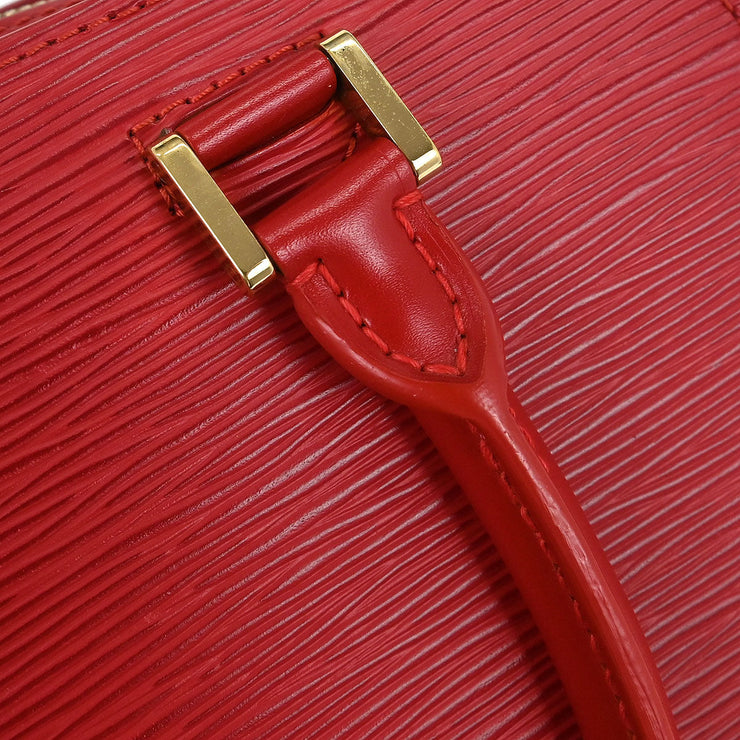 Louis Vuitton Red Epi Pont Neuf Handbag M52057 MI0035 177458