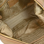 Prada Beige Nylon Logo Jacquard Shoulder Bag BL0600 25 177460