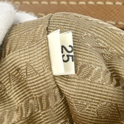 Prada Beige Nylon Logo Jacquard Shoulder Bag BL0600 25 177460