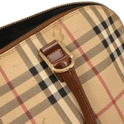 Burberry Beige PVC House Check Handbag T-03-2 177461