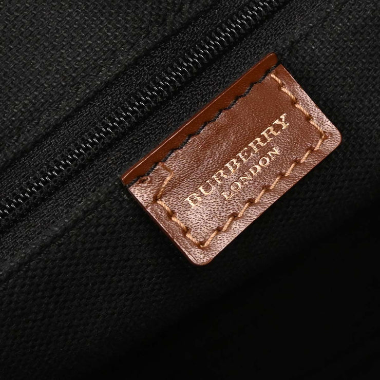 Burberry Beige PVC House Check Handbag T-03-2 177461