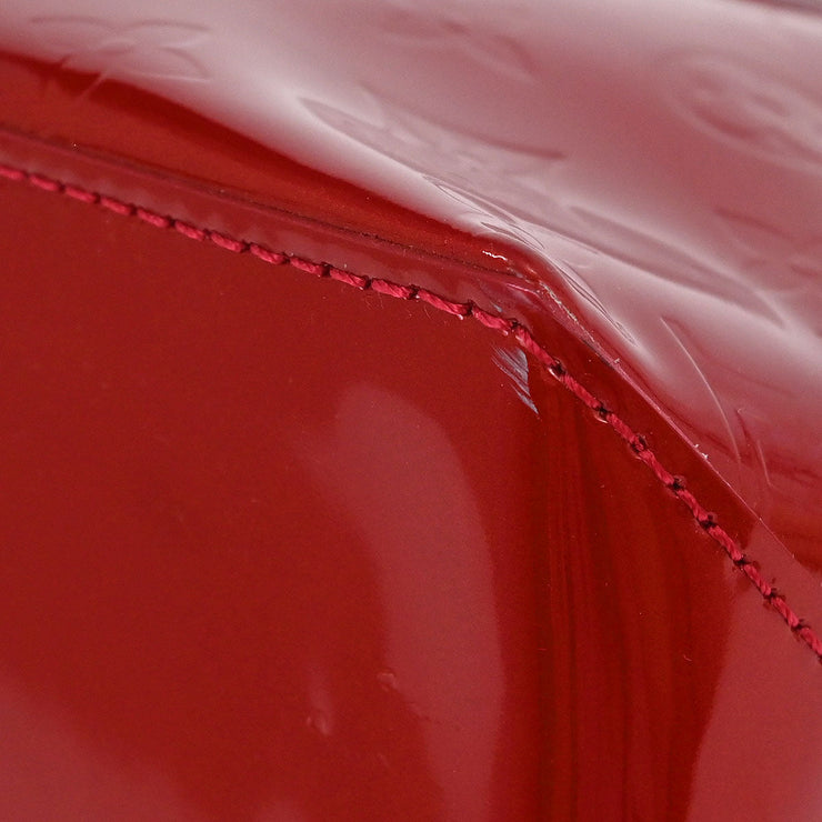 Louis Vuitton Red Monogram Vernis Wilshire PM Tote Bag M93642 MI4018 177467
