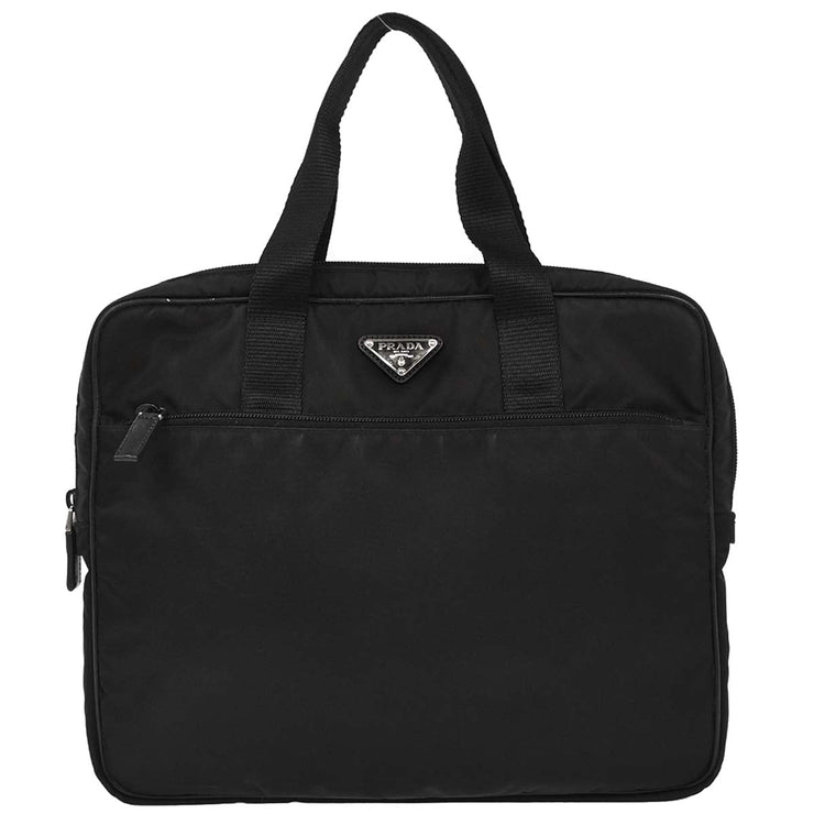 Prada Black Nylon Handbag 56 177472