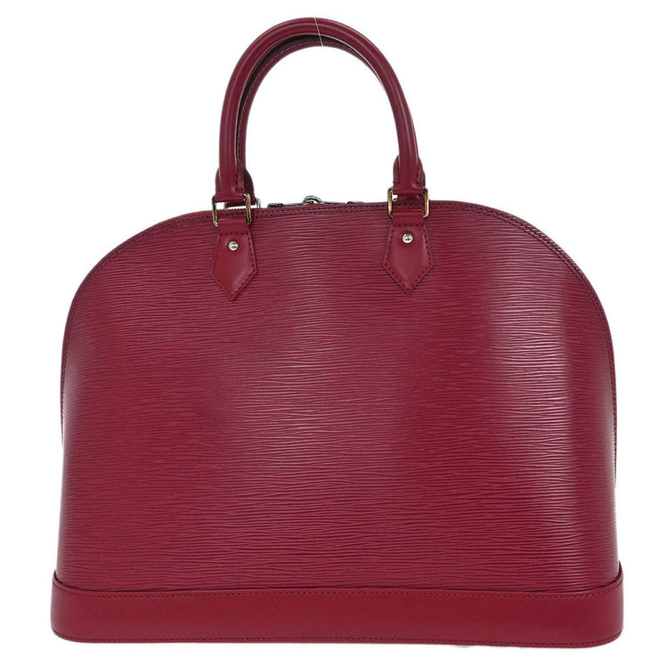 Louis Vuitton Dark Pink Epi Alma GM Handbag M40486 MI4111 177493