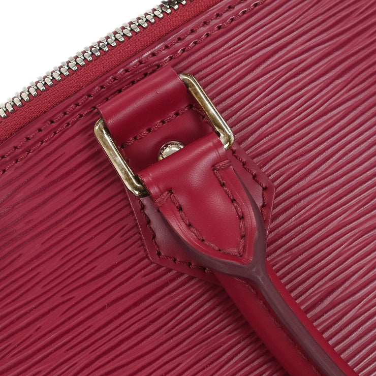 Louis Vuitton Dark Pink Epi Alma GM Handbag M40486 MI4111 177493