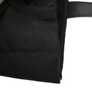 Chanel Black Jacquard Nylon Travel Line Tote Handbag 177509