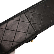 Chanel Black Lambskin Classic Square Flap Shoulder Bag 20 177512
