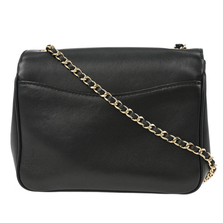 Chanel Black Lambskin Shoulder Bag 177513