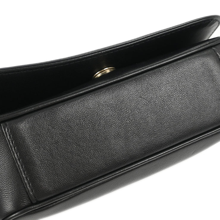 Chanel Black Lambskin Shoulder Bag 177513