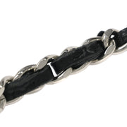 Chanel Black Calfskin Chevron Classic WOC Wallet On Chain 177514