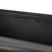 Chanel Black Lambskin Chevron WOC Wallet On Chain 177516