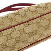 Gucci Beige Canvas GG Hobo Handbag 121023 1956 177517