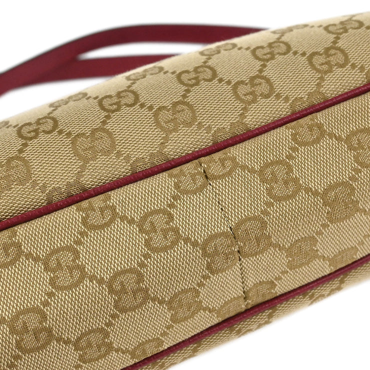 Gucci Beige Canvas GG Hobo Handbag 121023 1956 177517