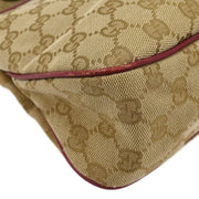Gucci Beige Canvas GG Hobo Handbag 121023 1956 177517