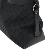 Gucci Black Canvas GG Tote Handbag 106251 214397 177519