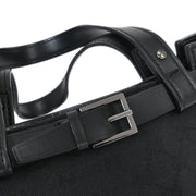 Gucci Black Canvas GG Tote Handbag 106251 214397 177519