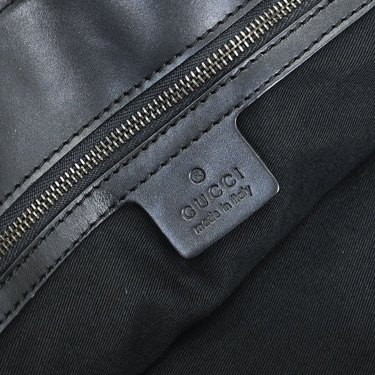 Gucci Black Canvas GG Tote Handbag 106251 214397 177519