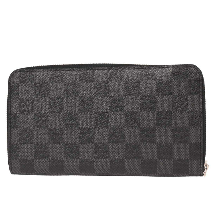 Louis Vuitton Damier Graphite Zippy Organizer Wallet N63077 CA2142 177521