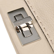 Fendi Off-white Leather Peekaboo 2way Handbag 8BN290-NDU-189-3262 177524
