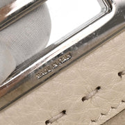 Fendi Off-white Leather Peekaboo 2way Handbag 8BN290-NDU-189-3262 177524