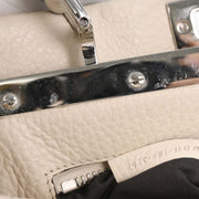 Fendi Off-white Leather Peekaboo 2way Handbag 8BN290-NDU-189-3262 177524