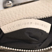 Fendi Off-white Leather Peekaboo 2way Handbag 8BN290-NDU-189-3262 177524