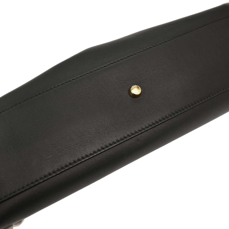 Fendi Black Leather Peekaboo 2way Handbag 8BN300-SMQ-178-0501 177529